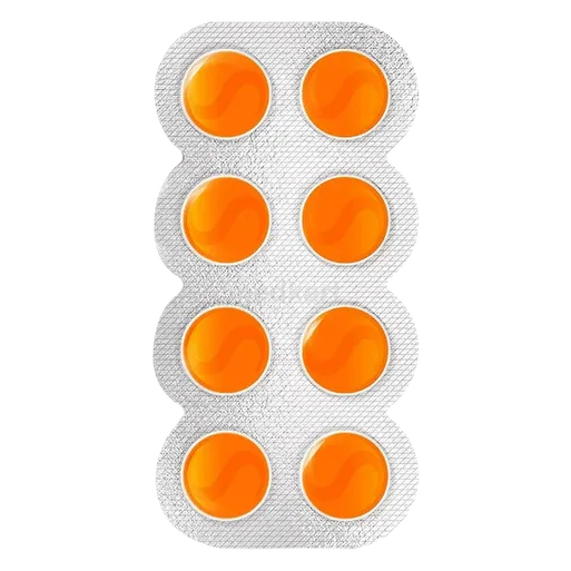 strepsils orange lozenges tablet 8's